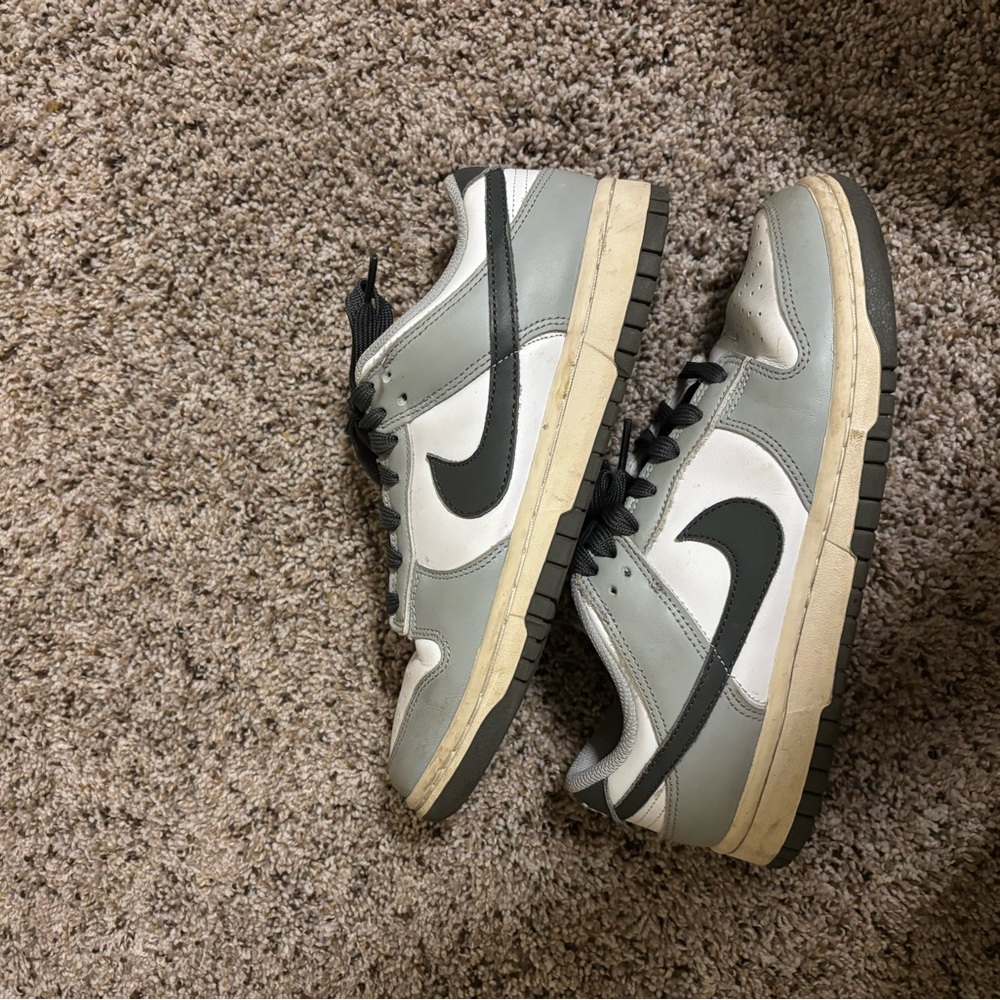 Nike Gray and White Women's Sneakers